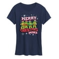 thumbnail image 1 of Teenage Muntant Ninja Turtles - Merry Christmas Dude - Women's Short Sleeve Graphic T-Shirt, 1 of 5