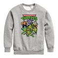 thumbnail image 1 of Teenage Muntant Ninja Turtles - Pixel Gaming Group - Toddler And Youth Crewneck Fleece Sweatshirt, 1 of 5