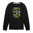 thumbnail image 1 of Teenage Muntant Ninja Turtles - Pixel Gaming Group - Toddler And Youth Long Sleeve Graphic T-Shirt, 1 of 5