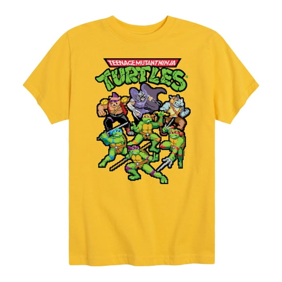 Teenage Muntant Ninja Turtles - Pixel Gaming Group - Toddler And Youth Short Sleeve Graphic T-Shirt