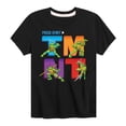 thumbnail image 1 of Teenage Muntant Ninja Turtles - Press Start Grid  - Toddler And Youth Short Sleeve Graphic T-Shirt, 1 of 4