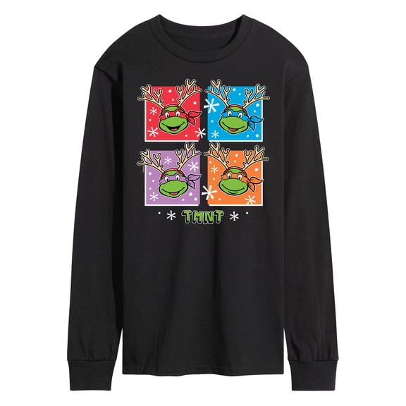 Teenage Muntant Ninja Turtles - Reindeer Turtles - Men's Long Sleeve T-Shirt