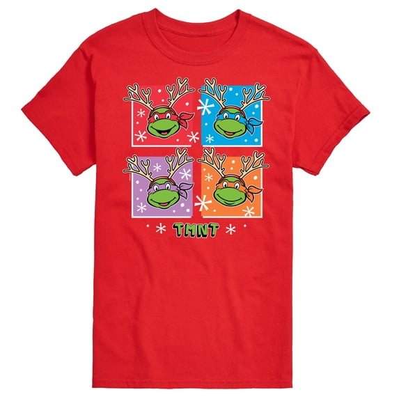 Teenage Muntant Ninja Turtles - Reindeer Turtles - Men's Short Sleeve Graphic T-Shirt