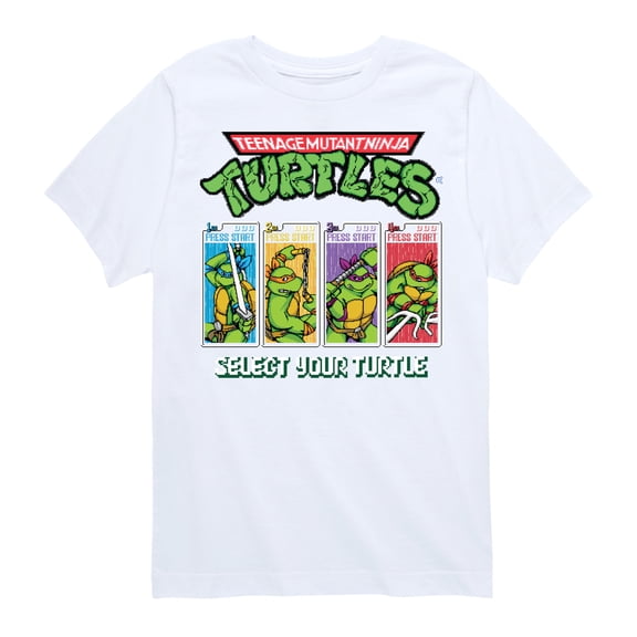 Teenage Muntant Ninja Turtles - Select Your Turtle Video Game - Toddler And Youth Short Sleeve Graphic T-Shirt