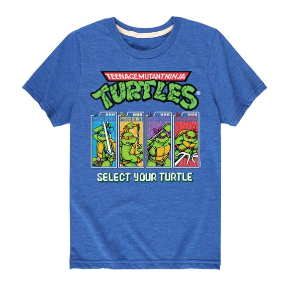 Teenage Muntant Ninja Turtles - Select Your Turtle Video Game - Toddler And Youth Short Sleeve Graphic T-Shirt