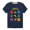 thumbnail image 1 of Teenage Muntant Ninja Turtles - Turtles Grid - Toddler And Youth Short Sleeve Graphic T-Shirt, 1 of 4