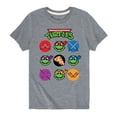 thumbnail image 1 of Teenage Muntant Ninja Turtles - Turtles Grid - Toddler And Youth Short Sleeve Graphic T-Shirt, 1 of 4