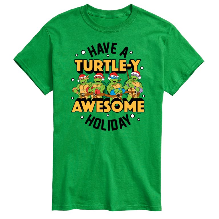 Men's Teenage Mutant Ninja Turtles Turtle-y Awesome Circle Graphic Tee