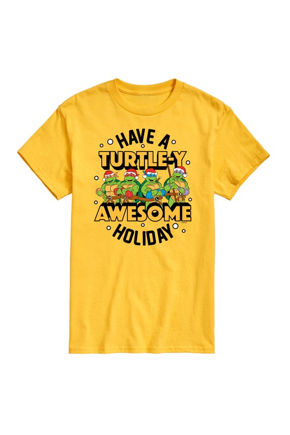 Teenage Muntant Ninja Turtles - Turtley Awesome Group  - Men's Short Sleeve Graphic T-Shirt