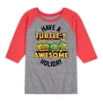 thumbnail image 1 of Teenage Muntant Ninja Turtles - Turtley Awesome Group - Toddler And Youth Raglan Graphic T-Shirt, 1 of 6