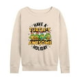 thumbnail image 1 of Teenage Muntant Ninja Turtles - Turtley Awesome Group - Women's Lightweight French Terry Long Sleeve Shirt, 1 of 5
