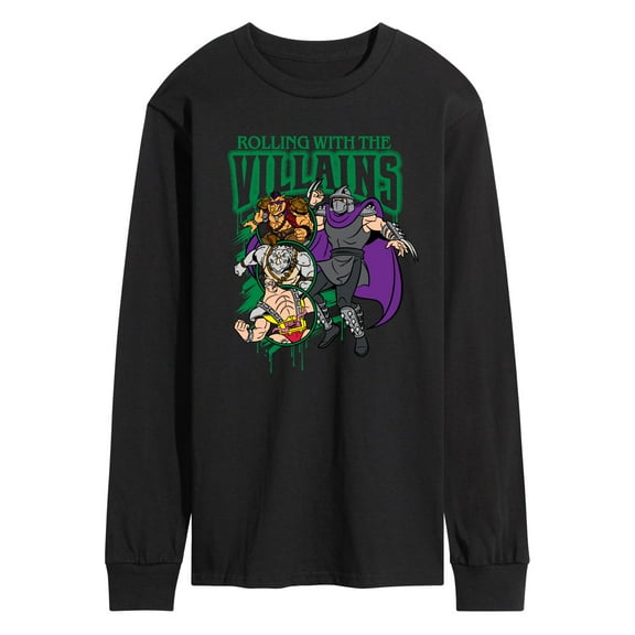 Teenage Muntant Ninja Turtles - Villains Bootleg - Men's Long Sleeve Graphic T-Shirt