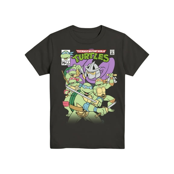 Teenage Mutant Ninja Boys TMNT Comic, Crew Neck, Short Sleeve, Graphic T-Shirt, Sizes 4-18