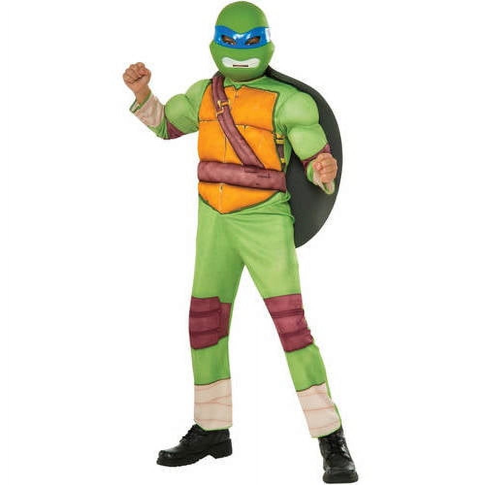 Teenage Mutant Ninja Turtles Costume for Adults - Leonardo TMNT Halloween  Costume with Padded Bodysuit, Mask, Shell, More 
