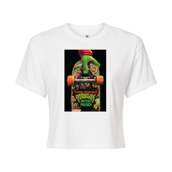 Teenage Mutant Ninja Turtle - Mutant Mayhem - Juniors Cropped Cotton Blend T-Shirt
