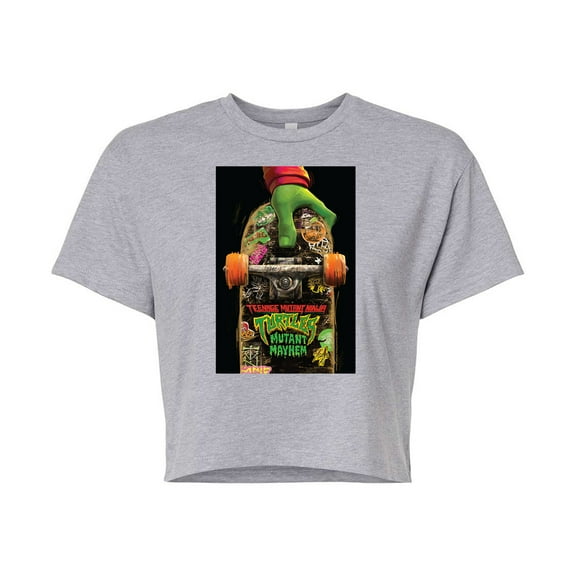 Teenage Mutant Ninja Turtle - Mutant Mayhem - Juniors Cropped Cotton Blend T-Shirt