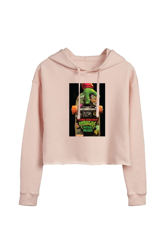 Teenage Mutant Ninja Turtle - Mutant Mayhem - Juniors Cropped Pullover Hoodie