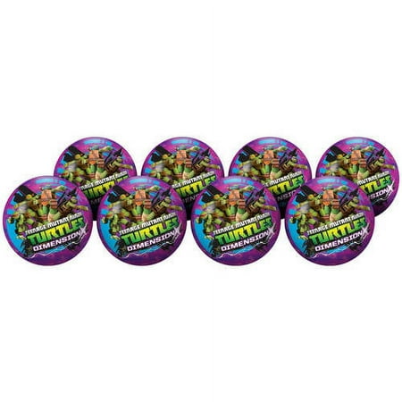 Teenage Mutant Ninja Turtles 10 inch Playball Deflate Party Pack, 8ct