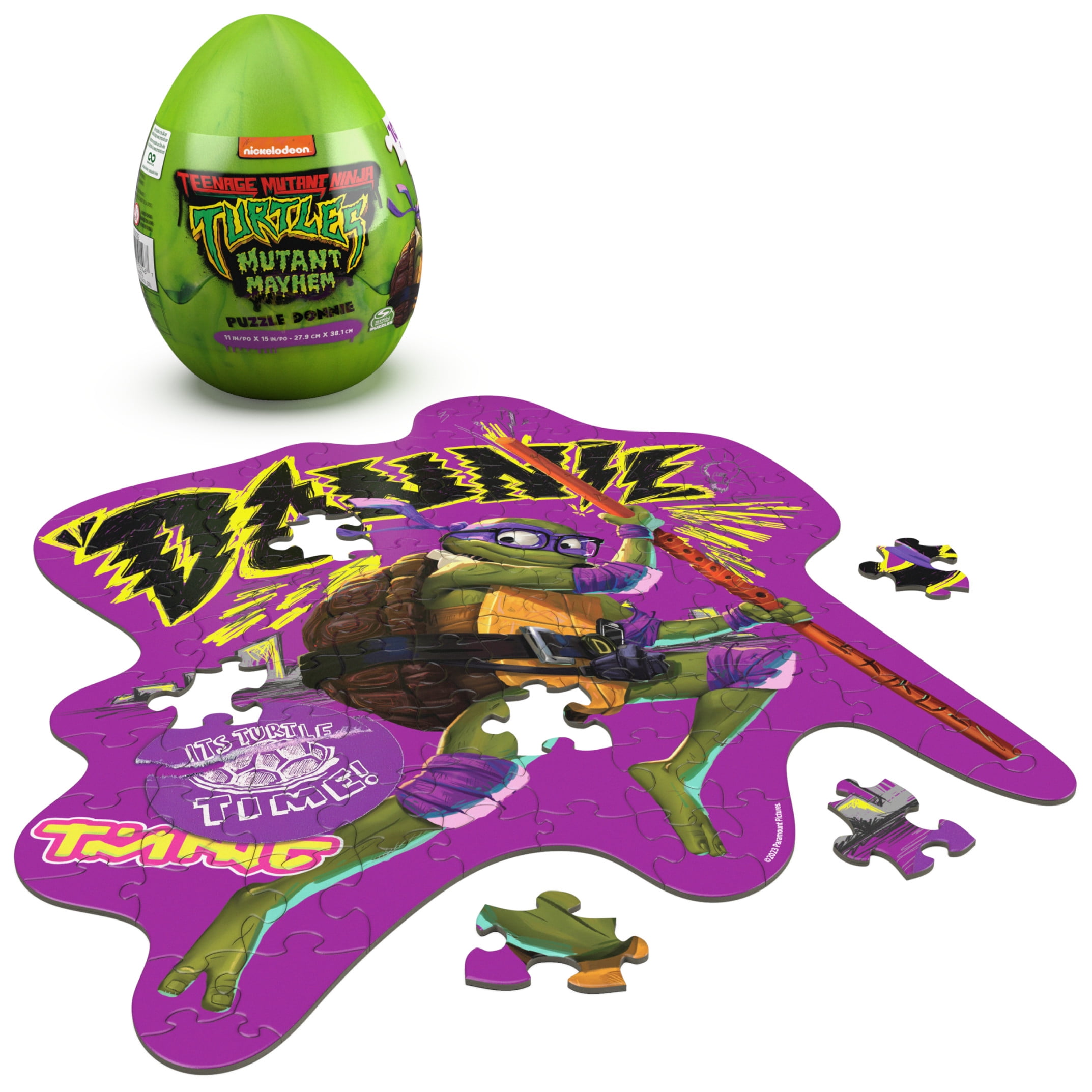 Spin Master TMNT Donnie Puzzle - 100 Pieces - Ages 4-8 - Walmart.com