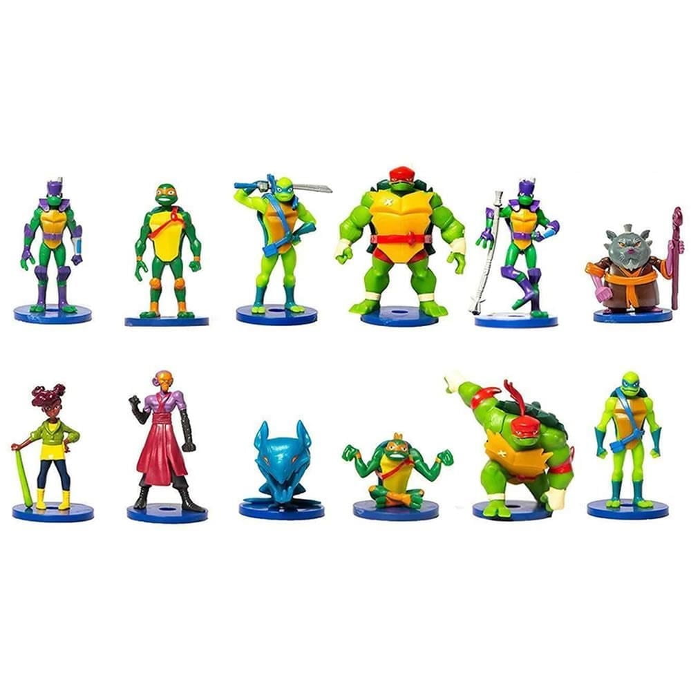 Teenage Mutant Ninja Turtles 12ct Pieces Deluxe Pack Cake Toppers Collectible P.M.I.