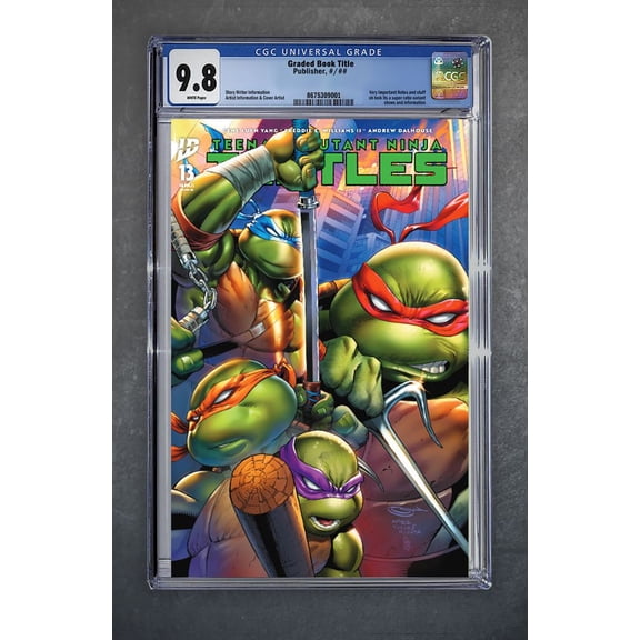 Teenage Mutant Ninja Turtles 13 CGC Universal Series 9.8 Sajad Shah Variant A Trade LTD 500 [12/10/25]