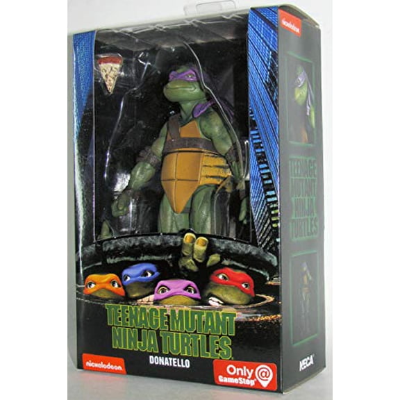 NECA TMNT Donatello Collectible Action Figure - Acrylic Ninja Movie Theme Toy
