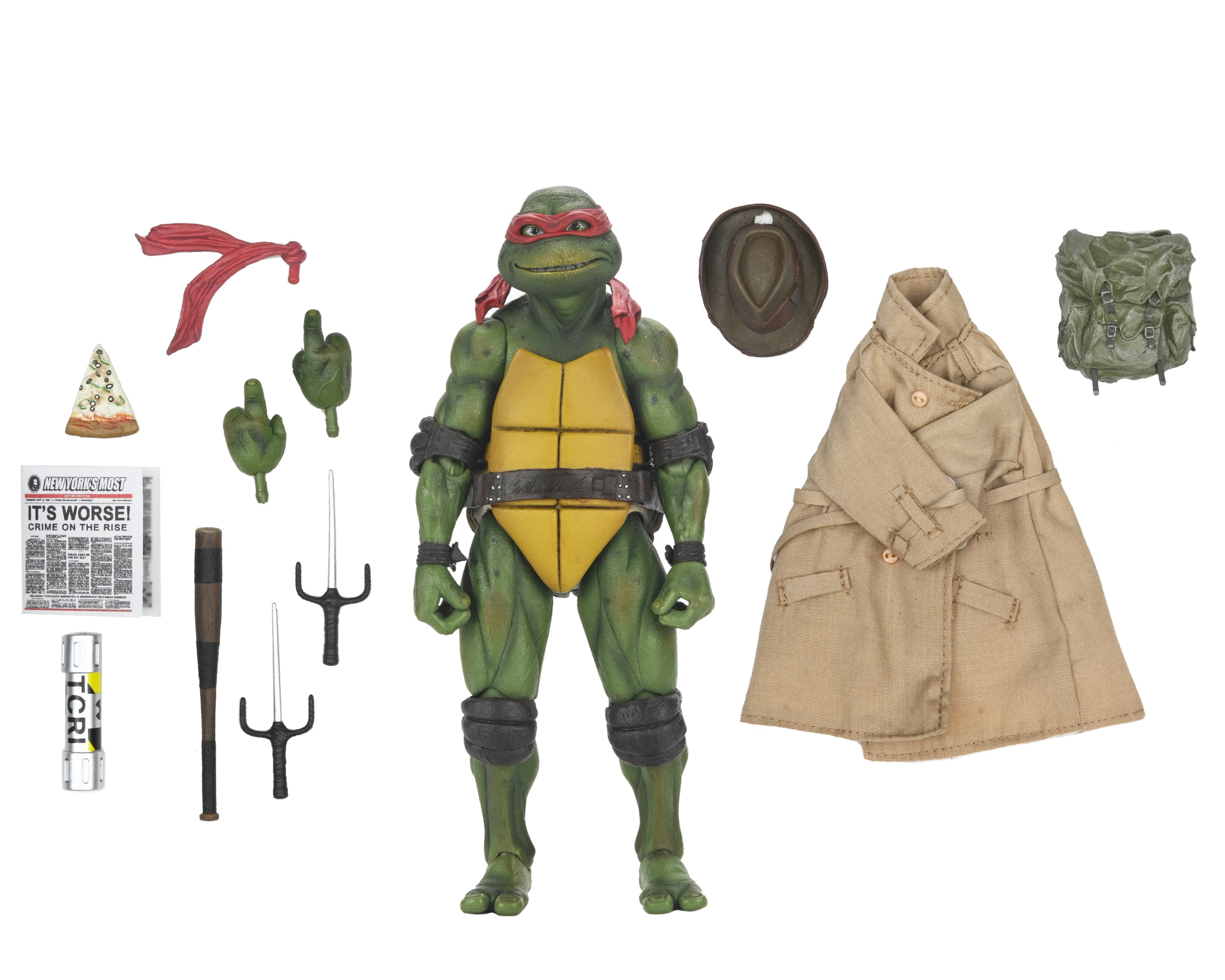 Teenage Mutant Ninja Turtles (1990 Movie) 7 Scale Action Figure Ultimate Raphael
