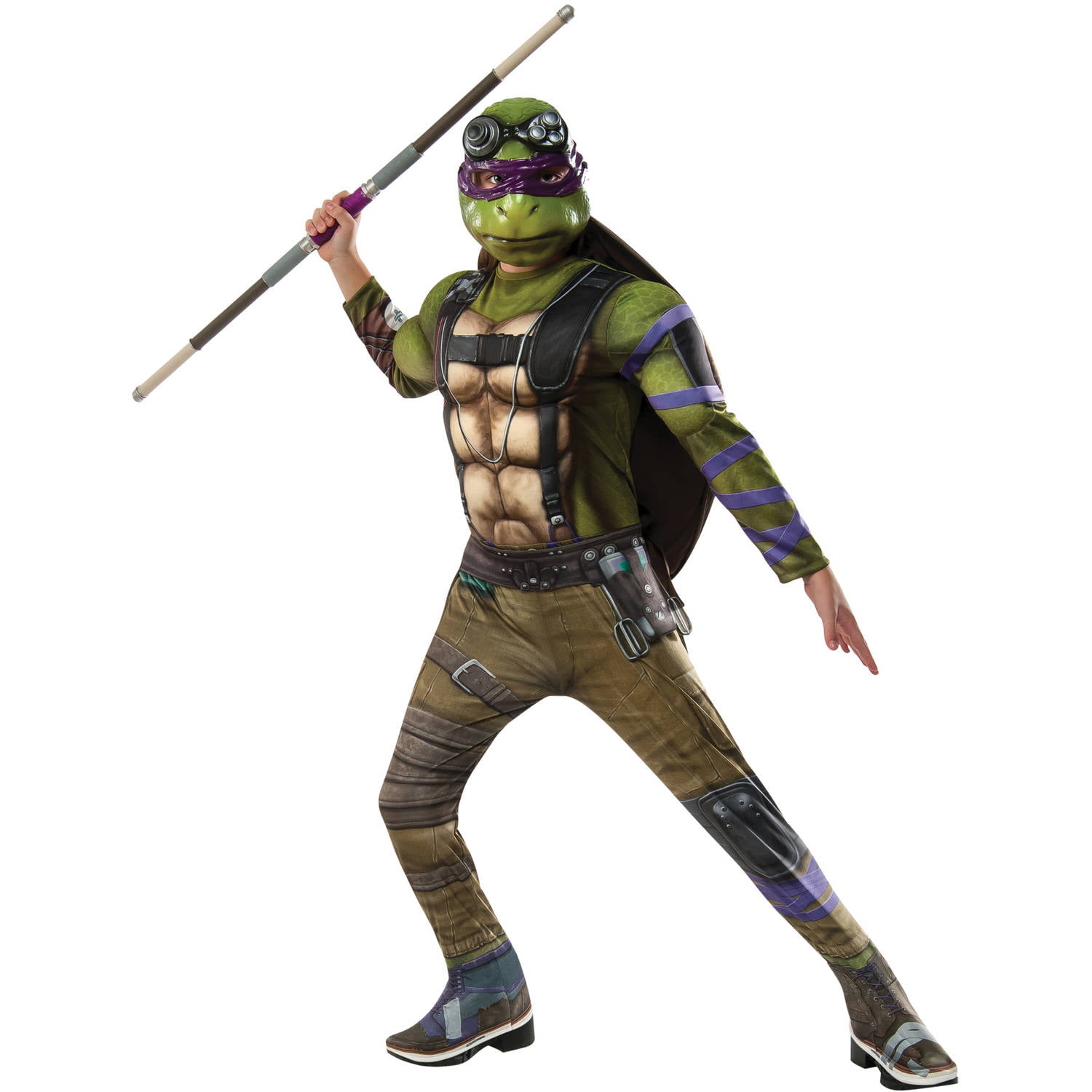 Teenage Mutant Ninja Turtles Donatello Movie Boys' Costume, Large (10-12)