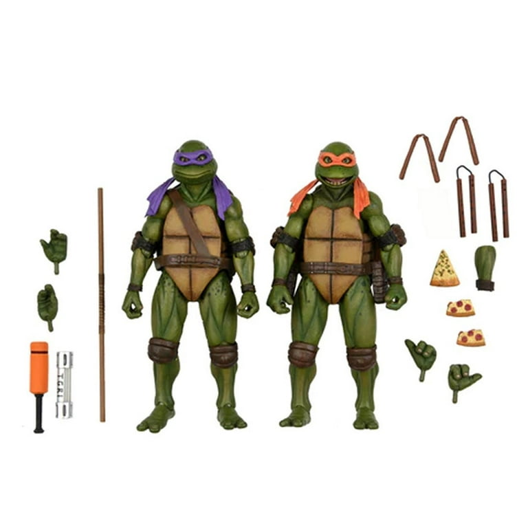 TMNT 2: Secret of the Ooze – 7” Action Figure – Leonardo, Raphael