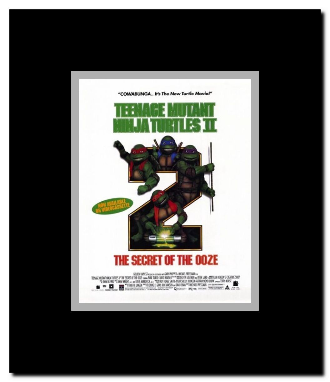 Teenage Mutant Ninja Turtles 2: The Secret of the Ooze Framed Movie Poster