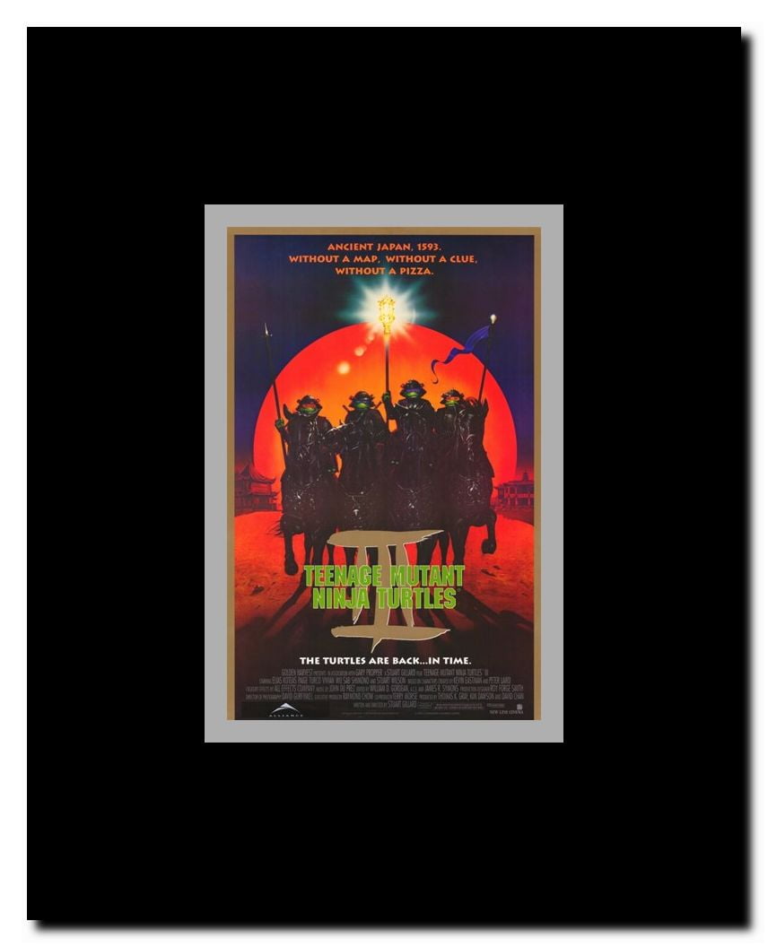 Teenage Mutant Ninja Turtles 3 Framed Movie Poster