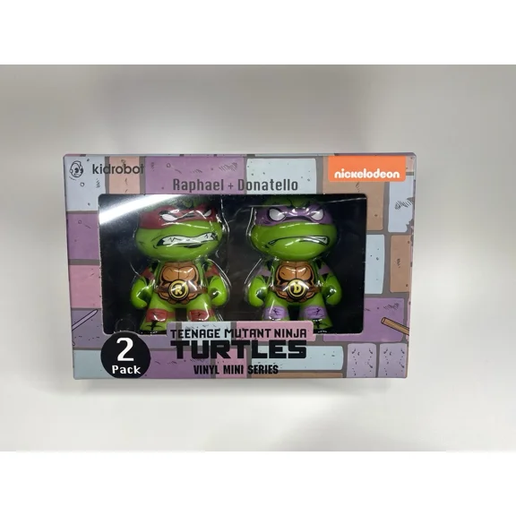 Teenage Mutant Ninja Turtles  3 Vinyl Figures  Raphael & Donatello 2 Pack