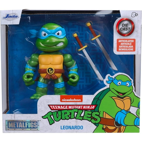Teenage Mutant Ninja Turtles 4" Leonardo Die-Cast Figures