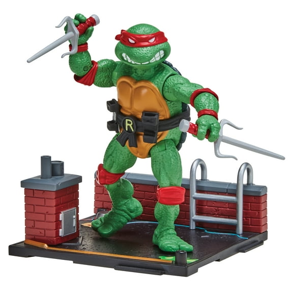 Teenage Mutant Ninja Turtles: 4” Remastered Raphael Action Figure by Playmates Toys