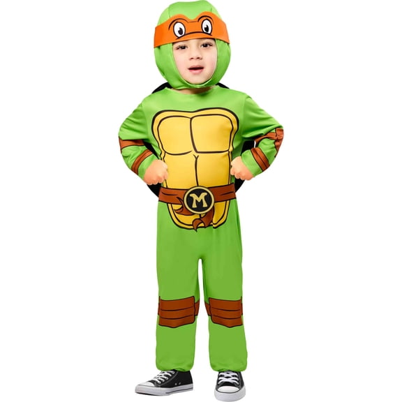 Teenage Mutant Ninja Turtles 4-in-1 Halloween Costumes for Infant, Size 12-18M, by Rubies