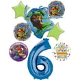 thumbnail image 1 of Teenage Mutant Ninja Turtles 6th Birthday Party Supplies and TMNT Balloon Bouquet Decorations, 1 of 8