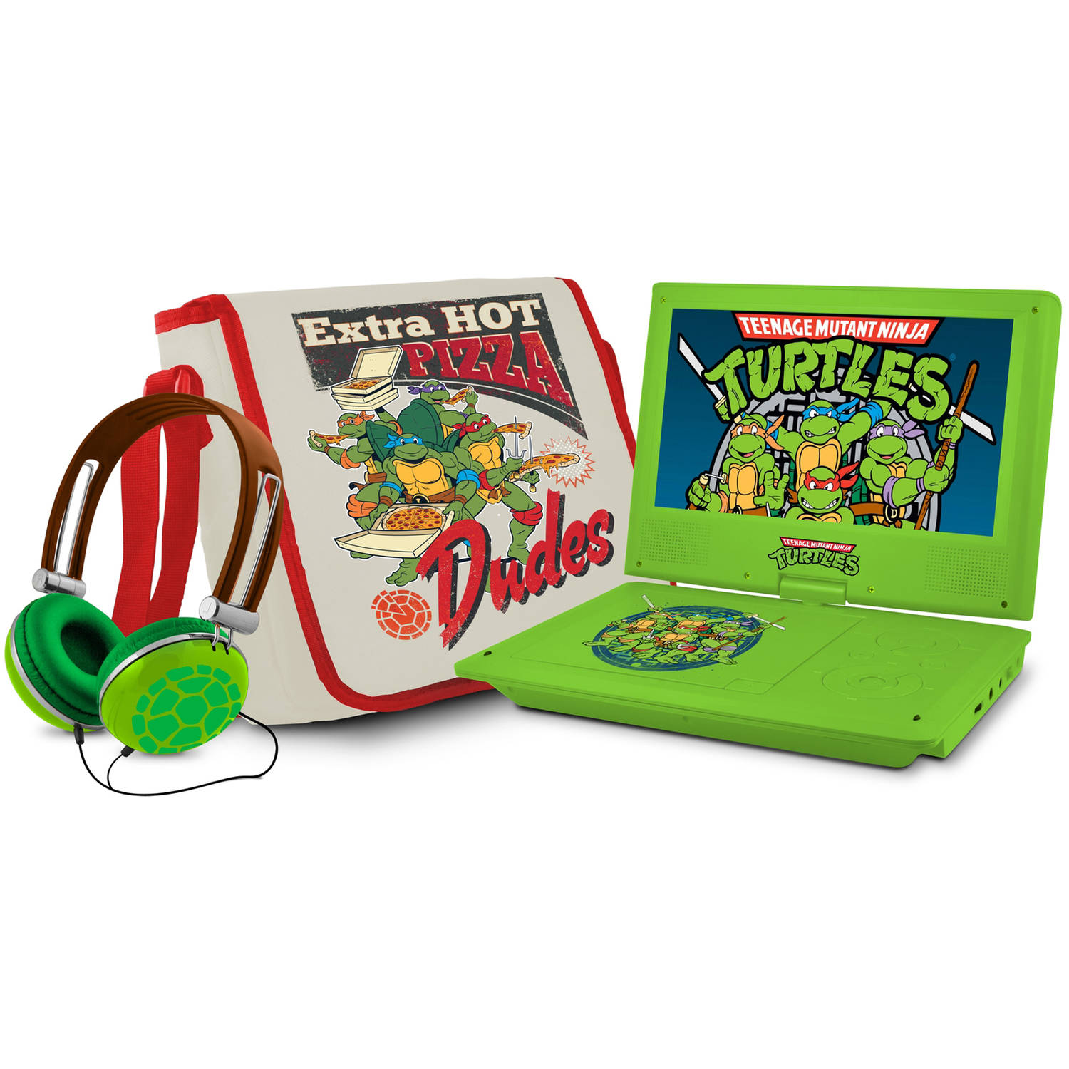 Teenage Mutant Ninja Turtles 7" Portable DVD Player with Carrying Bag and Headphones - image 1 of 4
