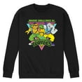 thumbnail image 1 of Teenage Mutant Ninja Turtles - 80s Bebop Rocksteady - Men's Crew Neck Fleece Pullover, 1 of 5
