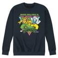 thumbnail image 1 of Teenage Mutant Ninja Turtles - 80s Bebop Rocksteady - Men's Crew Neck Fleece Pullover, 1 of 5
