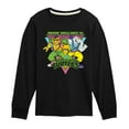 thumbnail image 1 of Teenage Mutant Ninja Turtles - 80s Bebop Rocksteady - Toddler & Youth Long Sleeve Graphic T-Shirt, 1 of 5