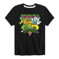 thumbnail image 1 of Teenage Mutant Ninja Turtles - 80s Bebop Rocksteady - Toddler & Youth Short Sleeve Graphic T-Shirt, 1 of 5