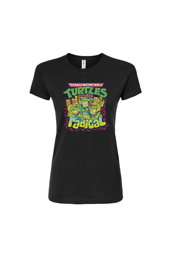 - 90S Logo - Juniors Fitted Graphic T-Shirt