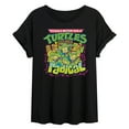 thumbnail image 1 of Teenage Mutant Ninja Turtles - 90S Logo - Women's Oversized T-Shirt, 1 of 5