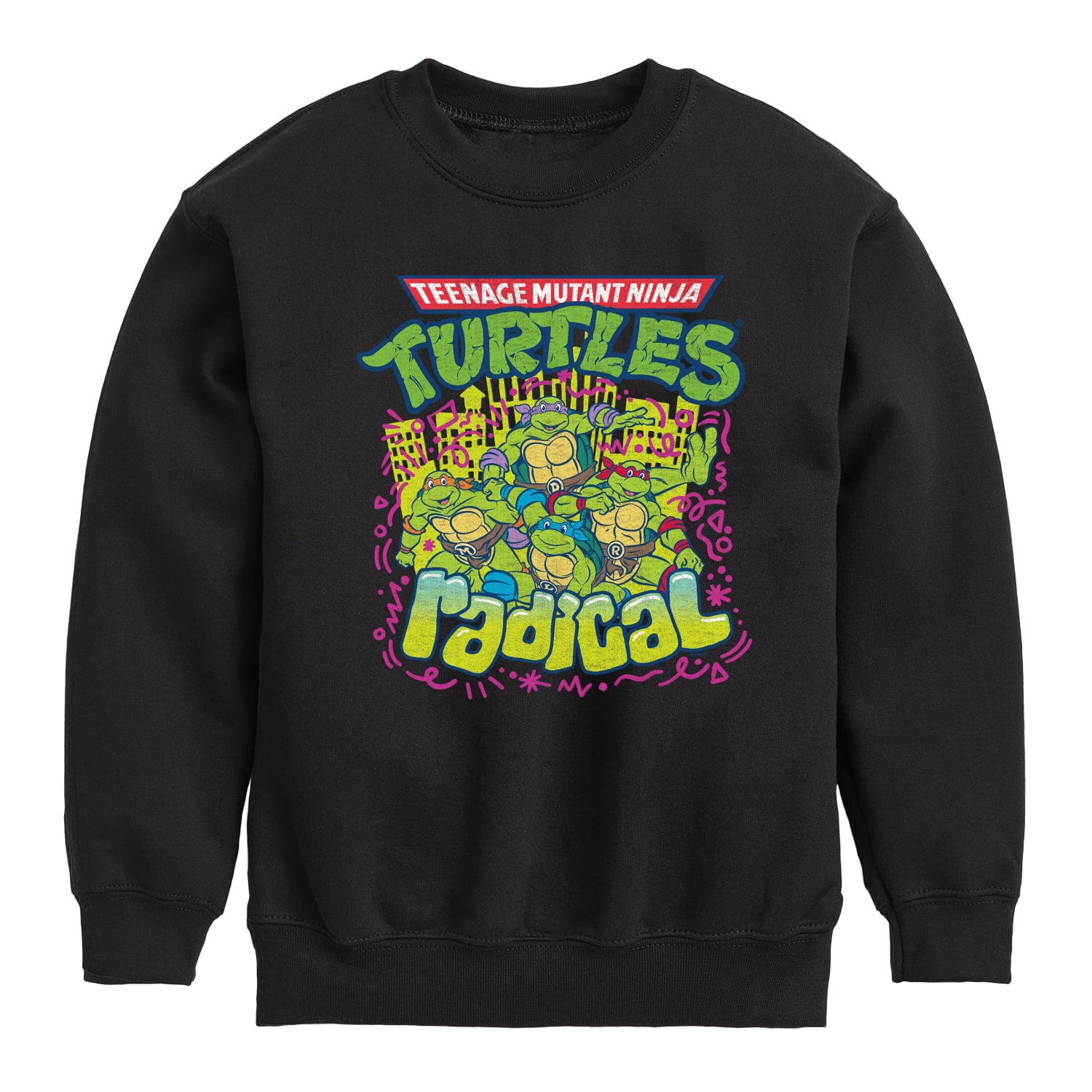 New Era 39Thirty Cappello Teenage Mutant Ninja Turtles – Logo Anni '90, Verde, Taglie S/M, M/L, L/XL