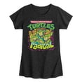 thumbnail image 1 of Teenage Mutant Ninja Turtles  - 90s Logo - Toddler & Youth Girls Short Sleeve Graphic T-Shirt, 1 of 5