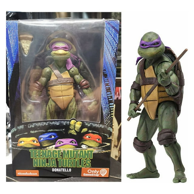 Teenage Mutant Ninja Turtles Donatello Action Figure Toy, TMNT 1990 ...