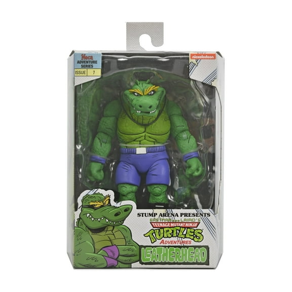 NECA Teenage Mutant Ninja Turtles Archie Comics Stump Wrestling Leatherhead 7" Scale Action Figure