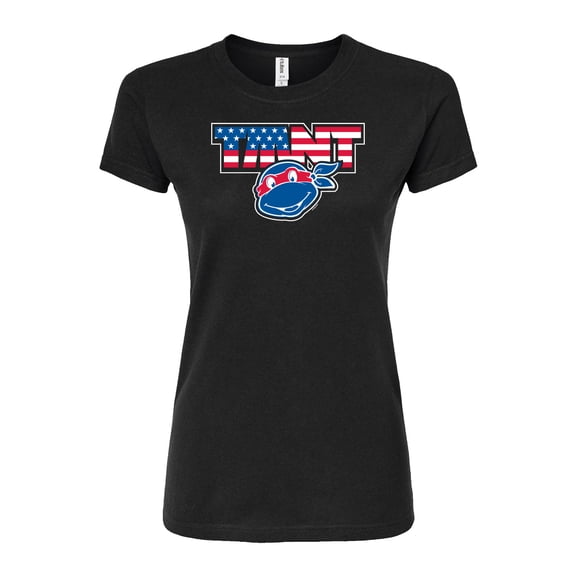 Teenage Mutant Ninja Turtles - Americana - Juniors Fitted Graphic T-Shirt