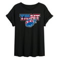 thumbnail image 1 of Teenage Mutant Ninja Turtles - Americana - Women's Oversized T-Shirt, 1 of 5