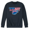 thumbnail image 1 of Teenage Mutant Ninja Turtles - Americana  - Men's Crew Neck Fleece Pullover, 1 of 5